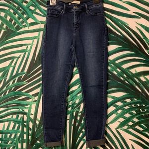 high rise skinny jeans